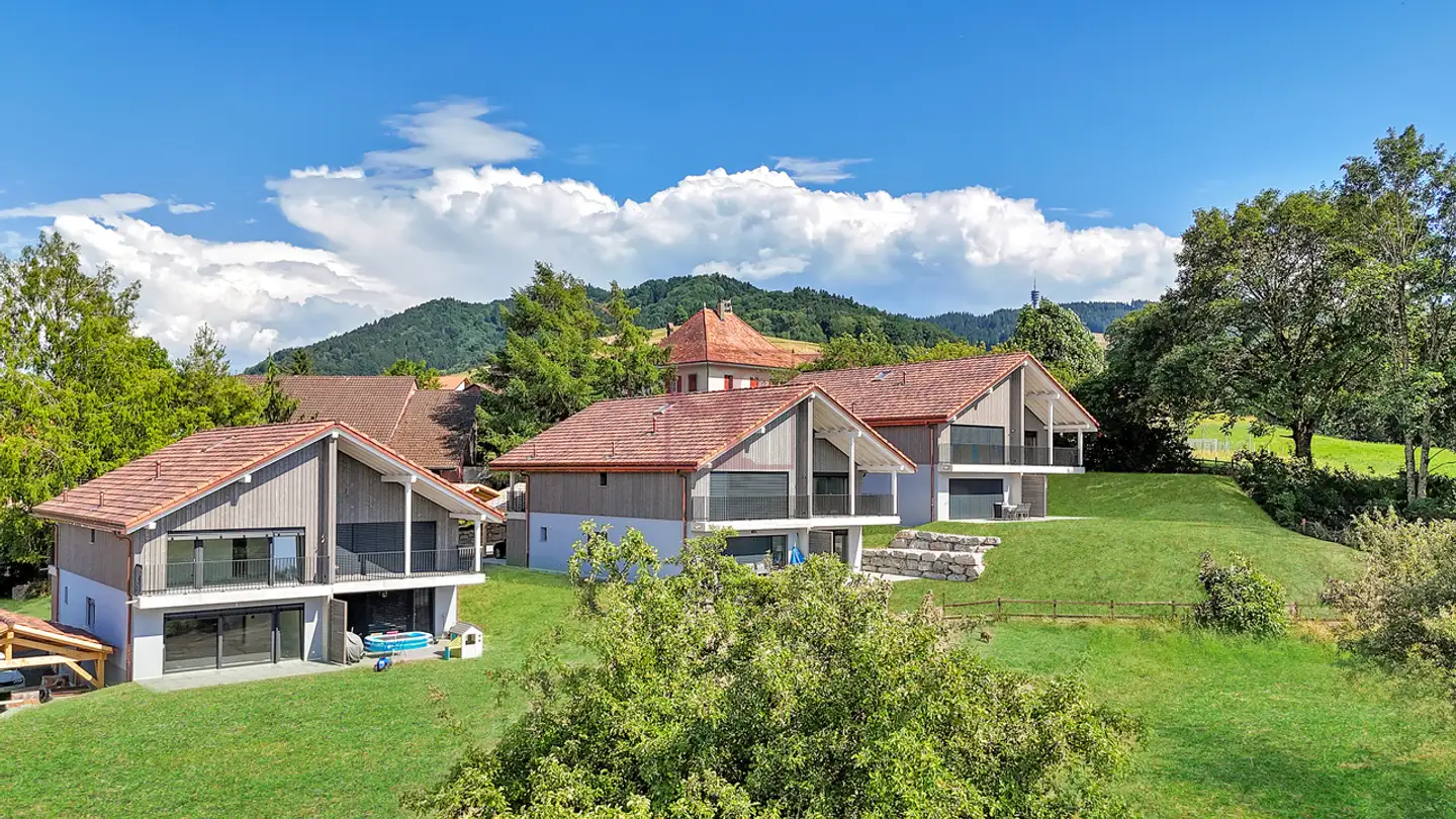 Casa a schiera in vendita - Route Du Gibloux 4, 1695 Villarlod