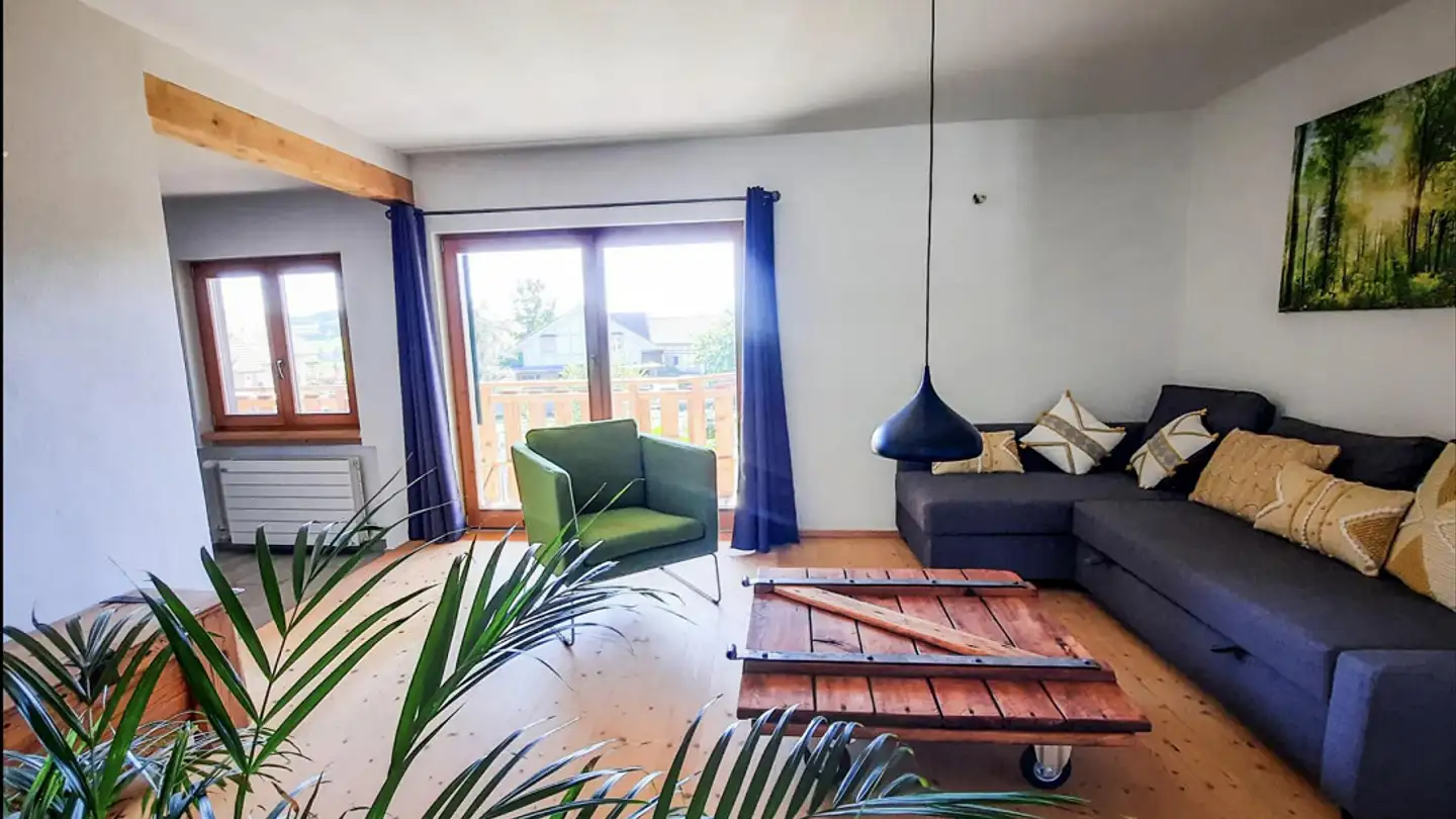 Appartement meublé à louer - Dorfstrasse 44, 1793 Jeuss - Photo 2