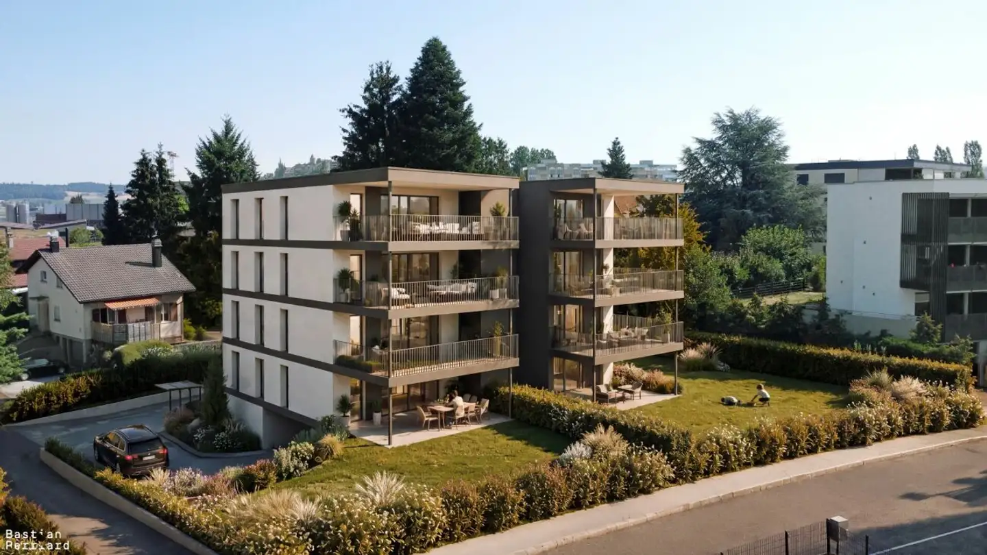 Terrassenwohnung kaufen - Chemin Des Ecureuils 5, 1680 Romont FR - Foto 3