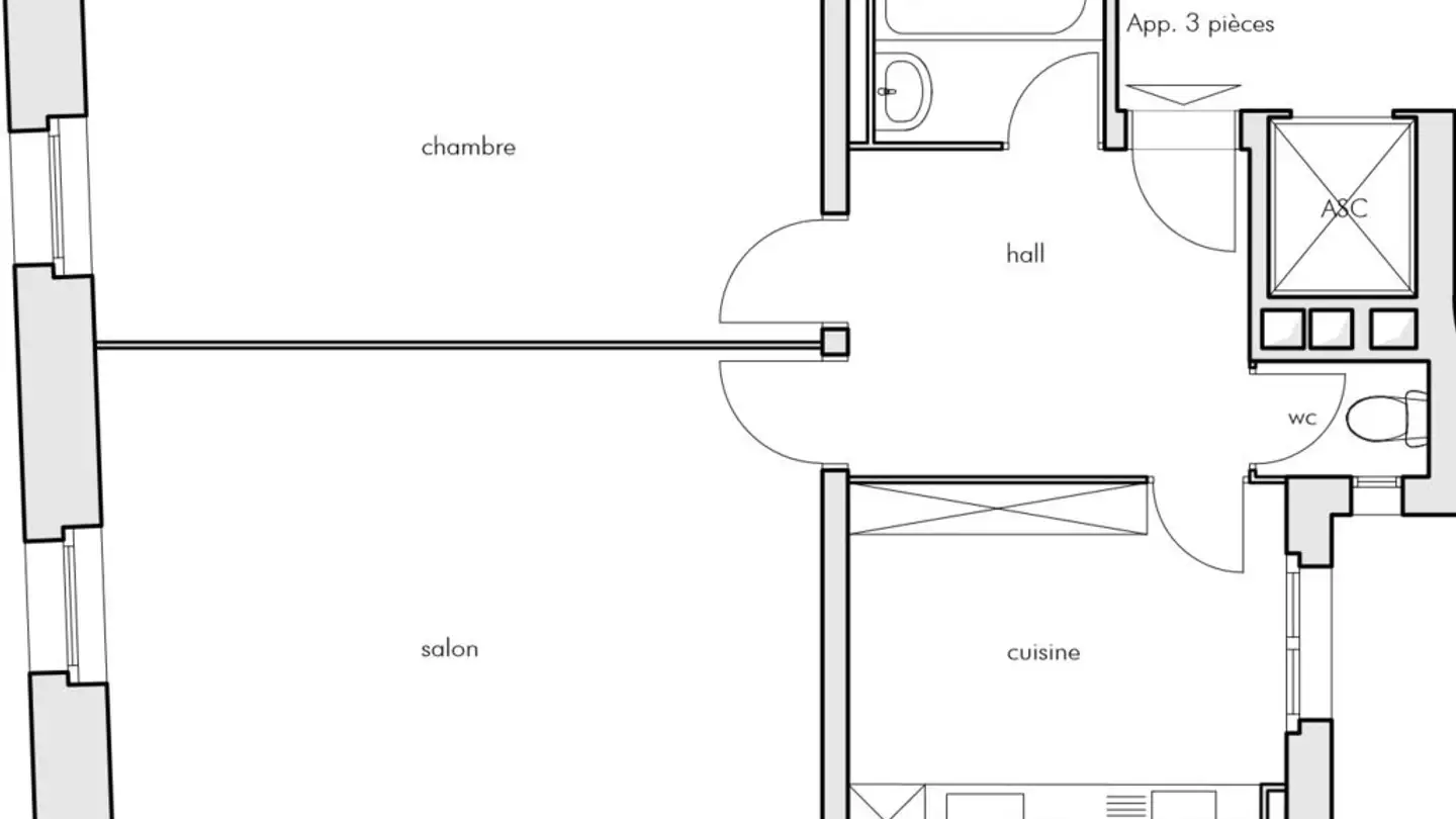 Wohnung mieten - Rue Argand 2, 1201 Genève - Foto 2