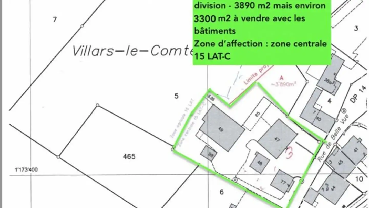 Constructible plot for sale - Route De Villars-Le-Comte, 1515 Villars-le-Comte - Photo 2