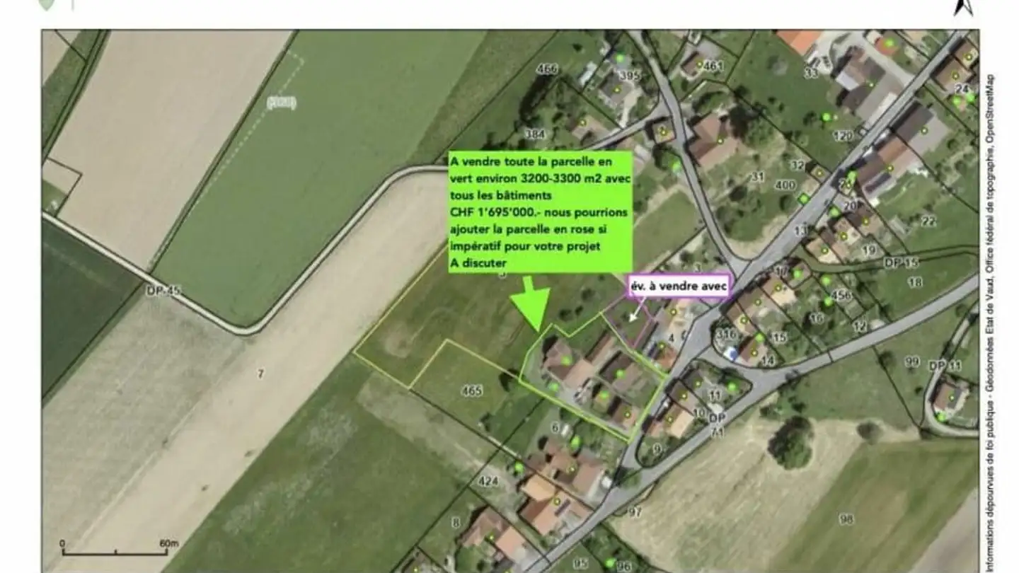 Constructible plot for sale - Route De Villars-Le-Comte, 1515 Villars-le-Comte - Photo 4