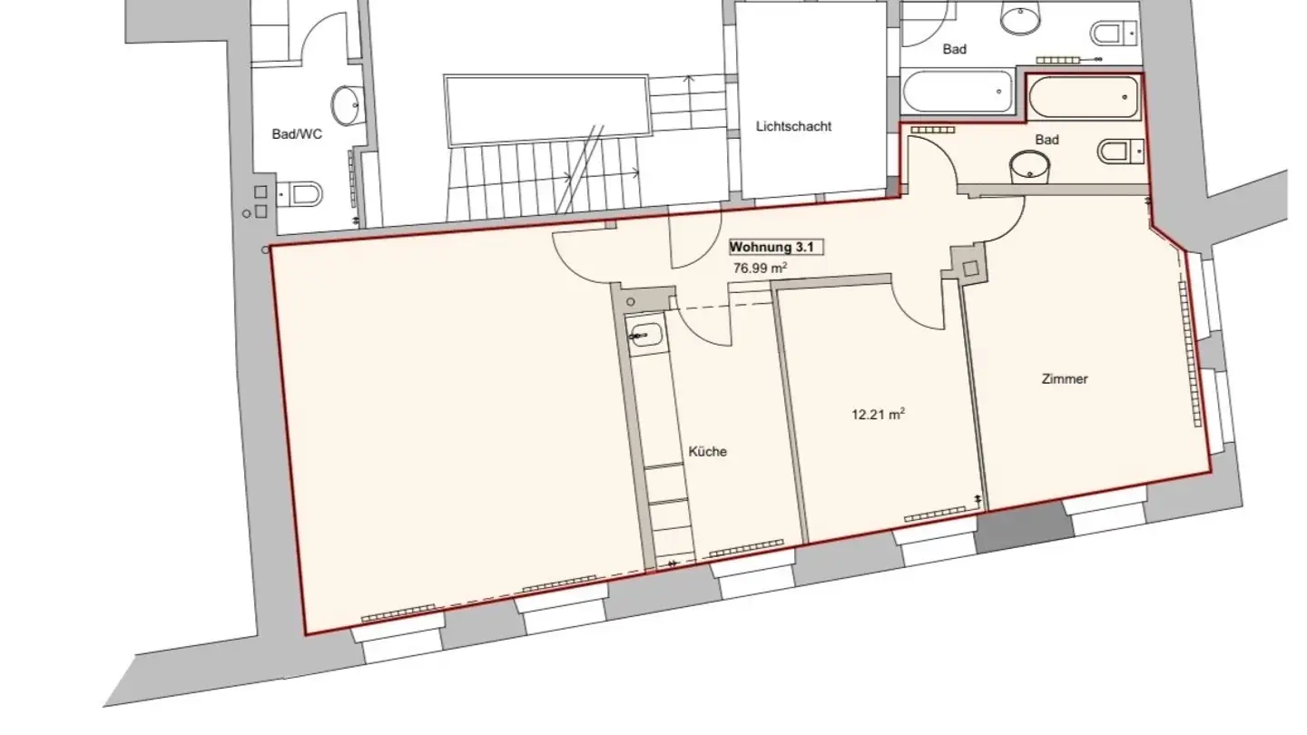 Appartement à louer - Neustadt 68, 8200 Schaffhausen - Photo 4