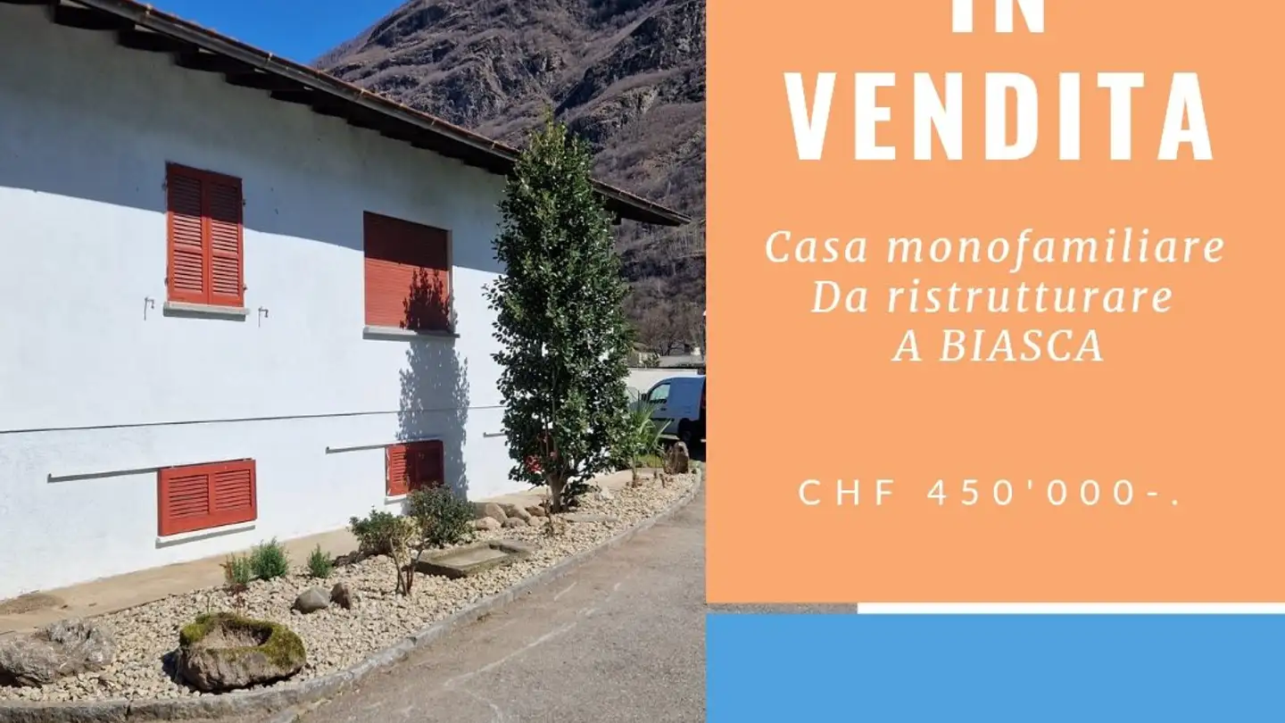 Casa singola in vendita - 6710 Biasca