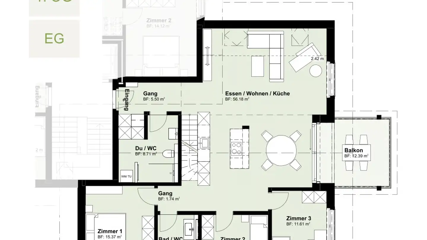 Wohnung kaufen - Langenthalstrasse 48, 3368 Bleienbach - Foto 2