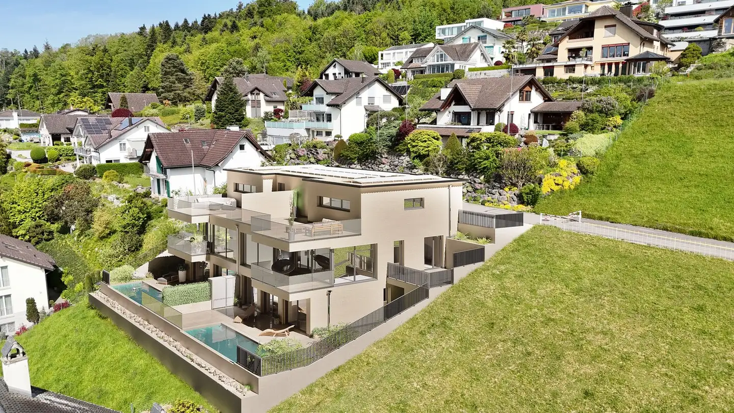 Maison jumelle à vendre - Seeblickstrasse 8, 8716 Schmerikon
