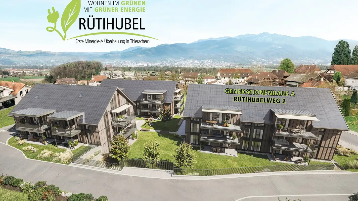 Wohnung mieten - Rütihubelweg 2, 3634 Thierachern