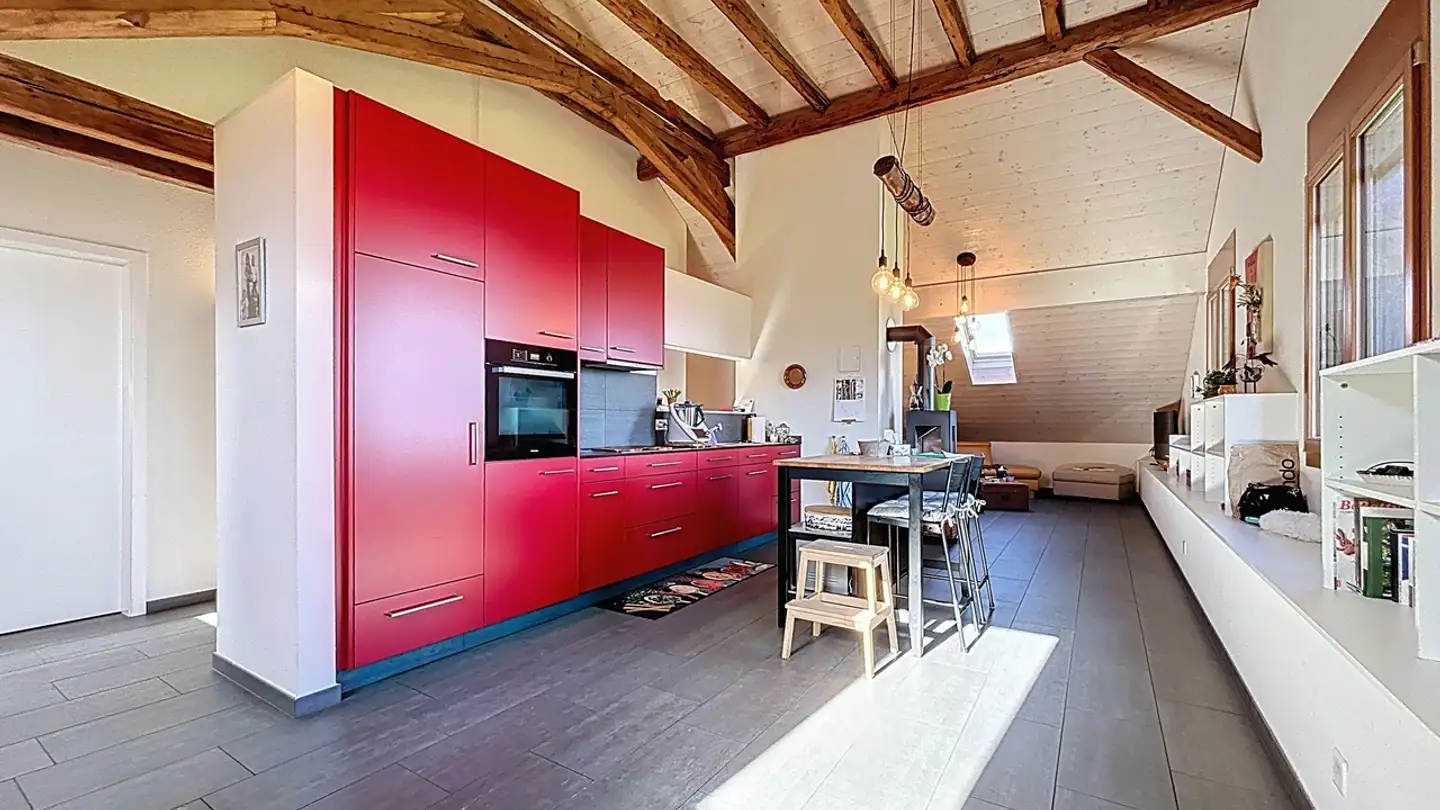 Wohnung mieten - Route De La Condémine 9, 1694 Villarsiviriaux - Foto 4