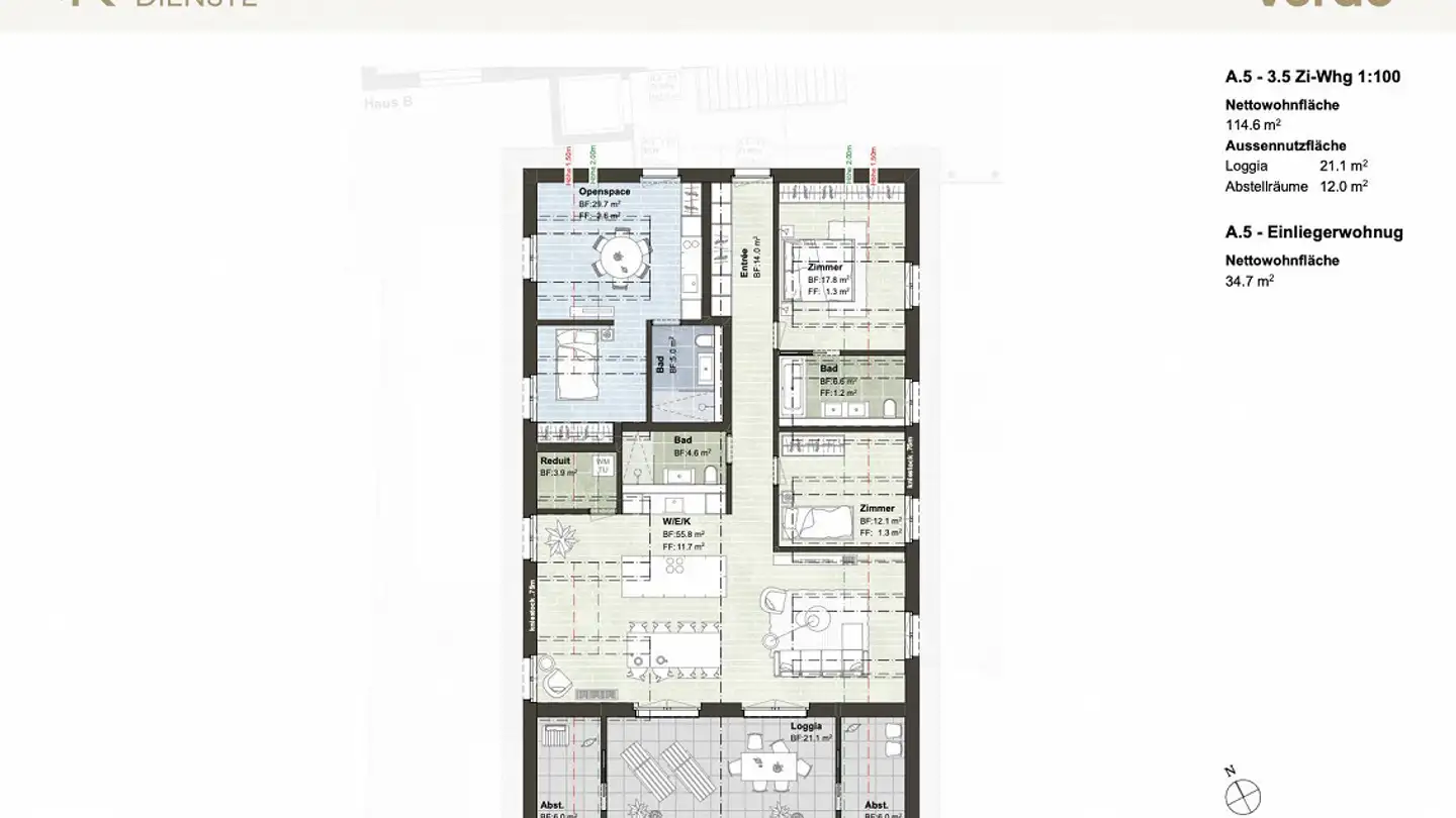 Attic flat for sale - Rosengartenstrasse, 9214 Kradolf - Photo 3