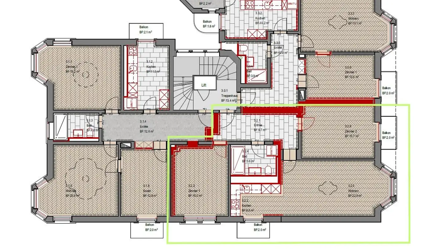 Appartement à louer - Museggstrasse 8, 6004 Luzern