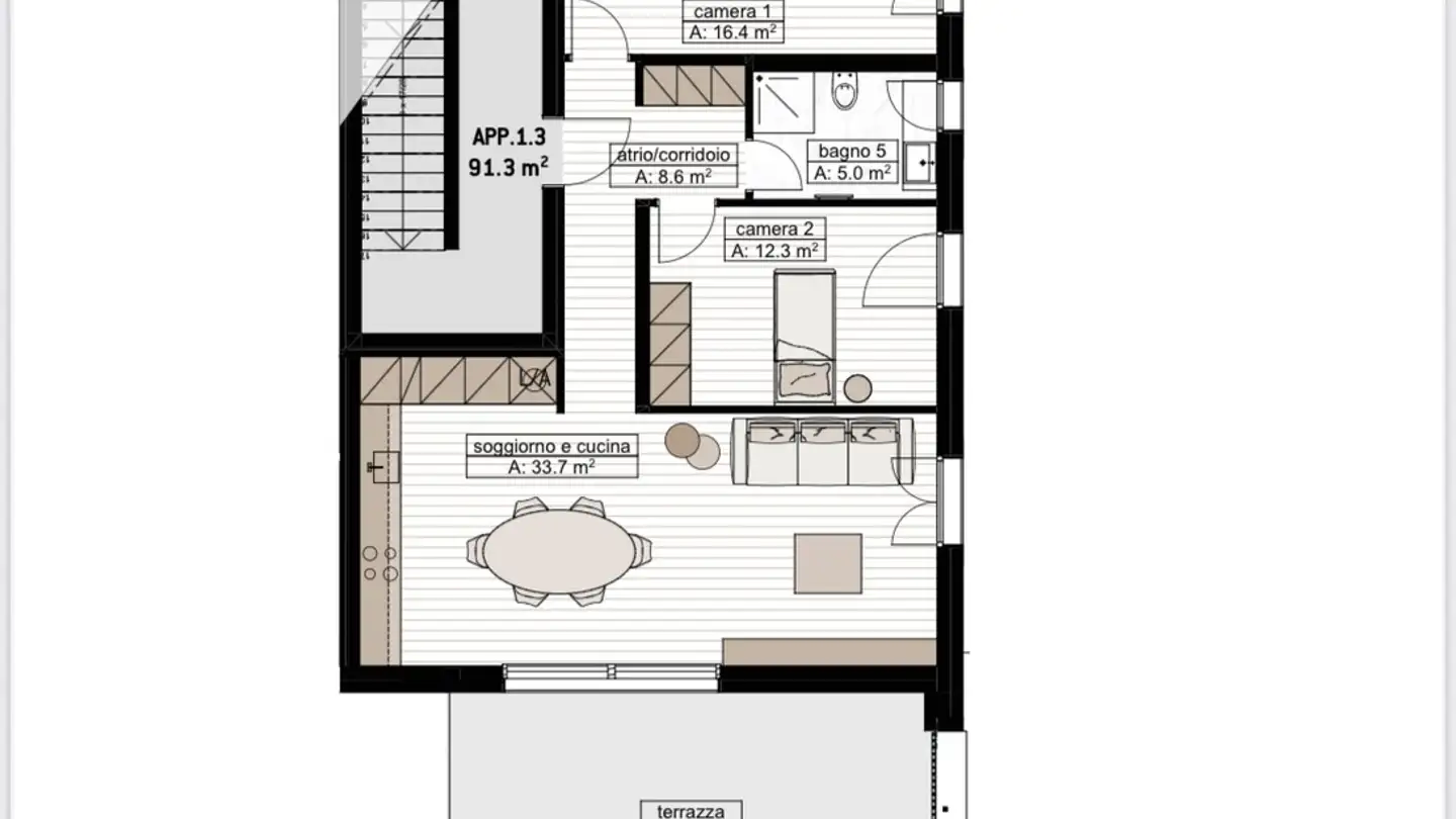 Wohnung mieten - 6934 Bioggio - Foto 4