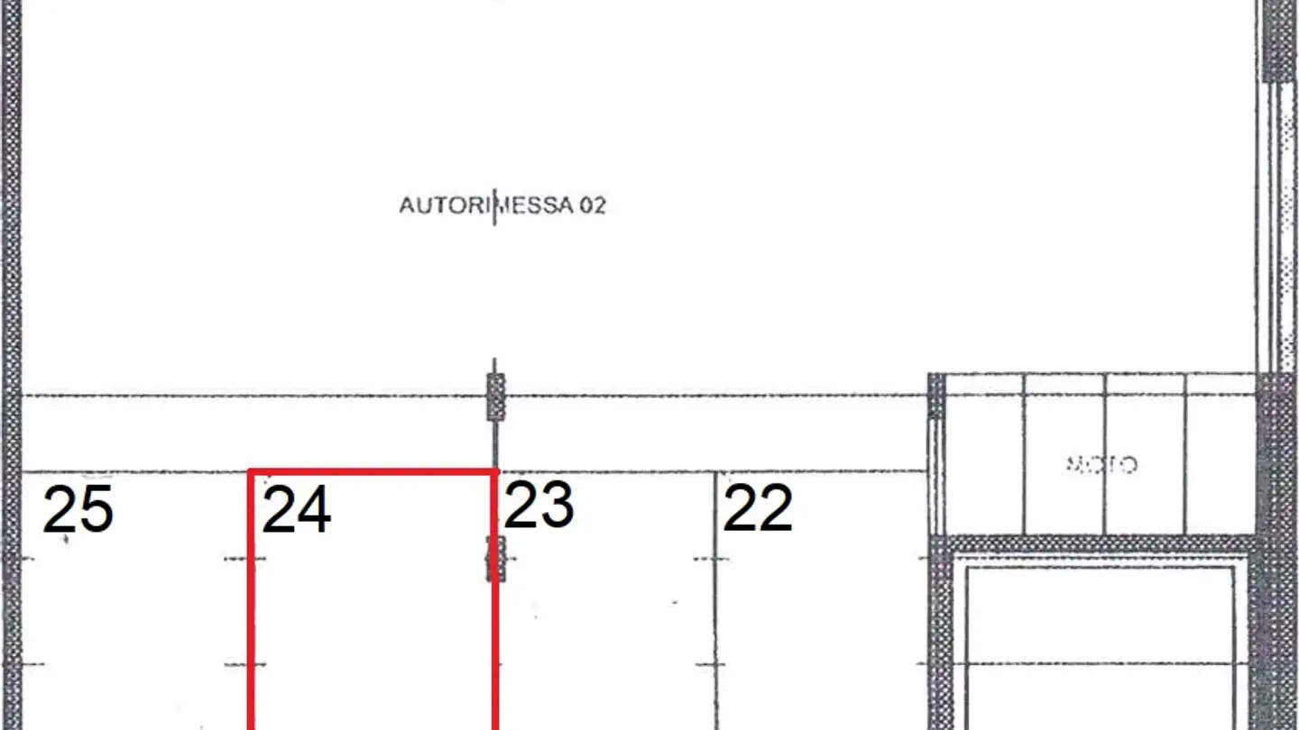 Garage individuel à louer - Viale Carlo Cattaneo 25, 6900 Lugano