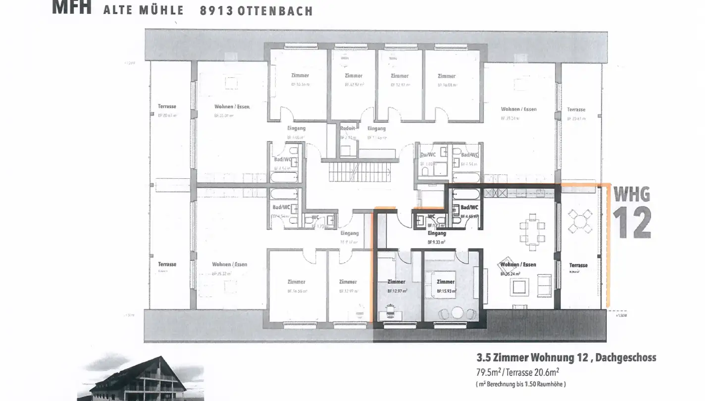 Apartment for rent - Muristrasse 28, 8913 Ottenbach - Photo 4