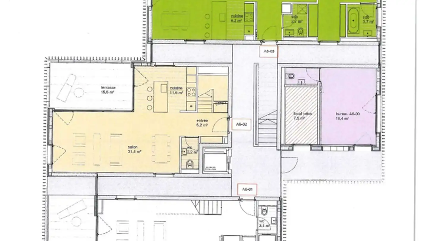 Wohnung mieten - Rue Du Grand Pré 17, 1299 Crans-près-Céligny - Foto 3