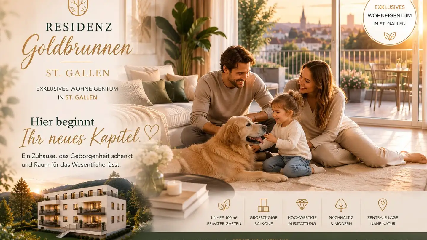 Penthouse for sale - Goldbrunnenweg 22, 9000 St. Gallen