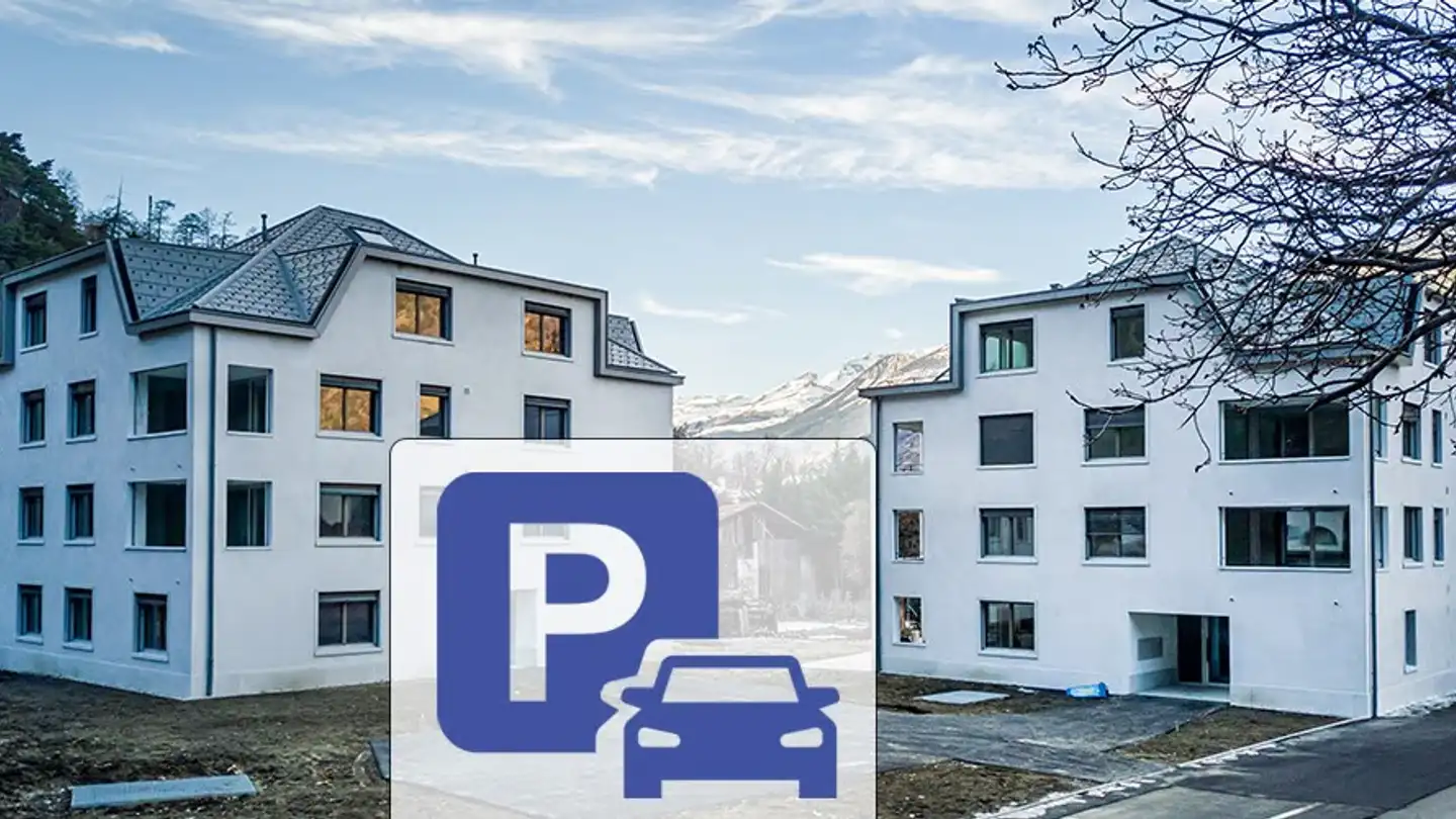 Place de parking extérieure à louer - Marktplatzstrasse, 3946 Turtmann