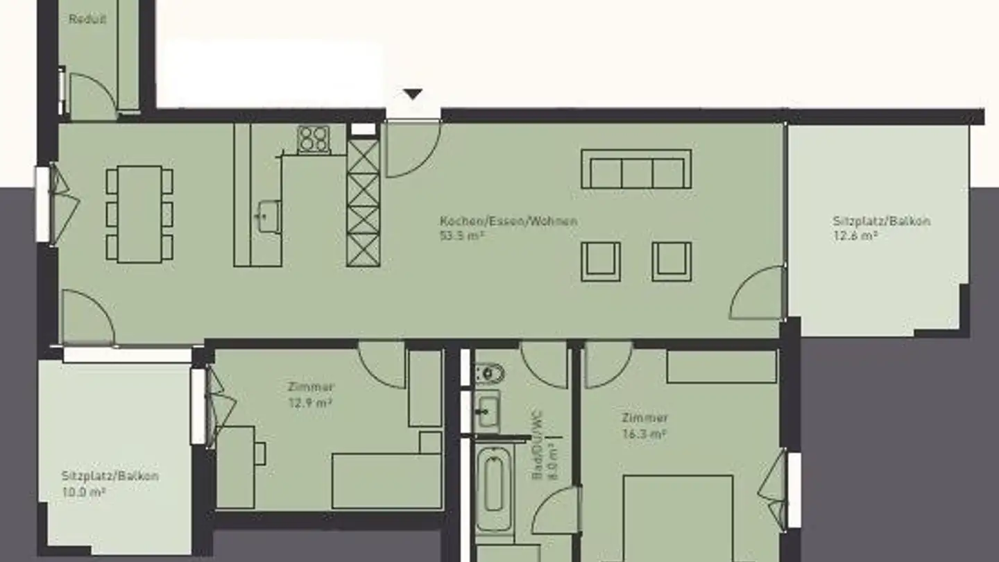 Wohnung mieten - Pfalzweg 34, 5603 Staufen - Foto 2