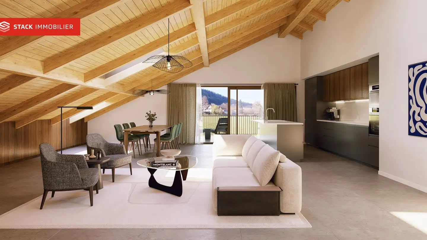 Dachgeschosswohnung kaufen - Route De La Pépinière 10, 1696 Vuisternens-en-Ogoz - Foto 2