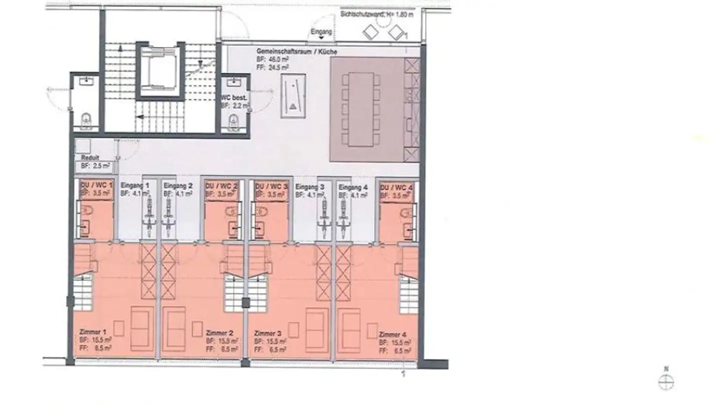 Studio in affitto - Im Zentrum 3a, 9300 Wittenbach - Foto 4