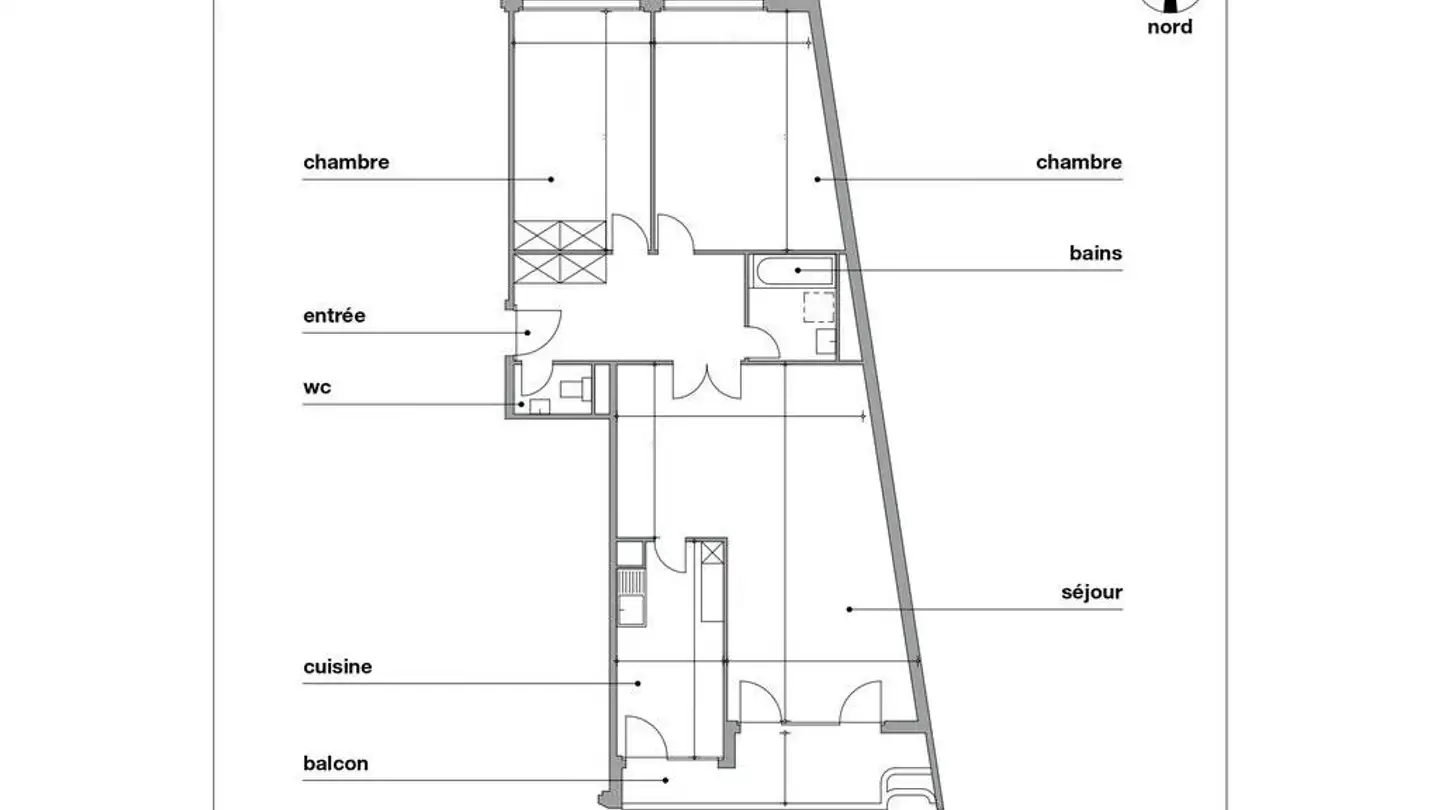 Wohnung mieten - Rue Jean-Louis-Hugon 1, 1205 Genève - Foto 2