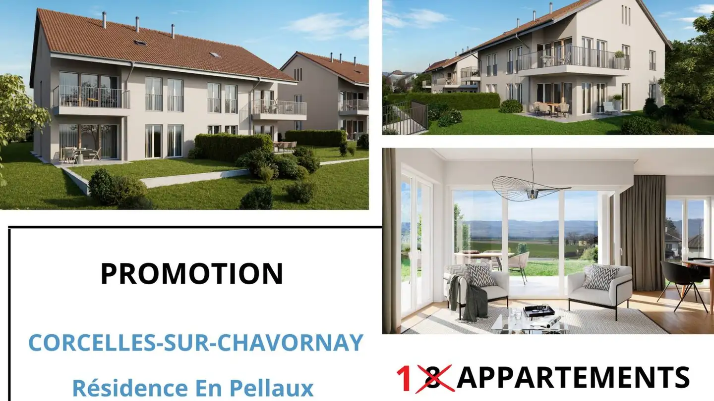 Appartement à vendre - 1374 Corcelles-sur-Chavornay