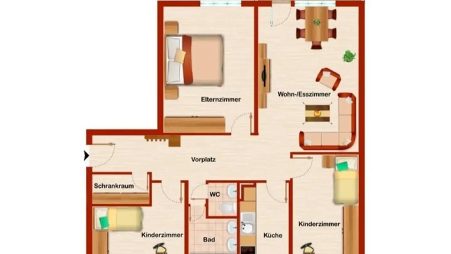 Apartment for rent - Im Zentrum 7, 8604 Volketswil - Photo 2