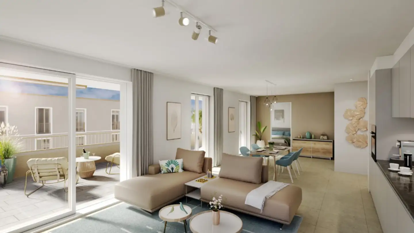 Wohnung mieten - Rue Des Frères-Lumière 23, 1723 Marly