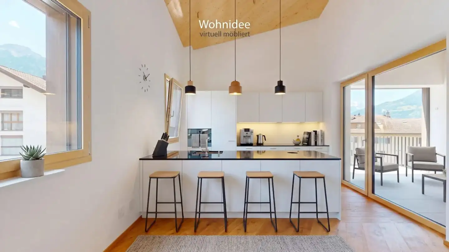 Penthouse for rent - Bahnhofstrasse 16, 7220 Schiers - Photo 4