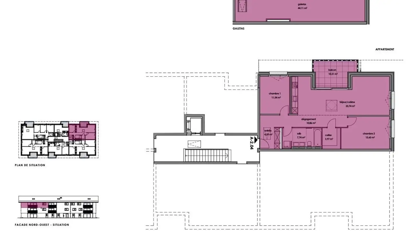 Wohnung mieten - Route De La Pierra 10, 1678 Siviriez - Foto 4