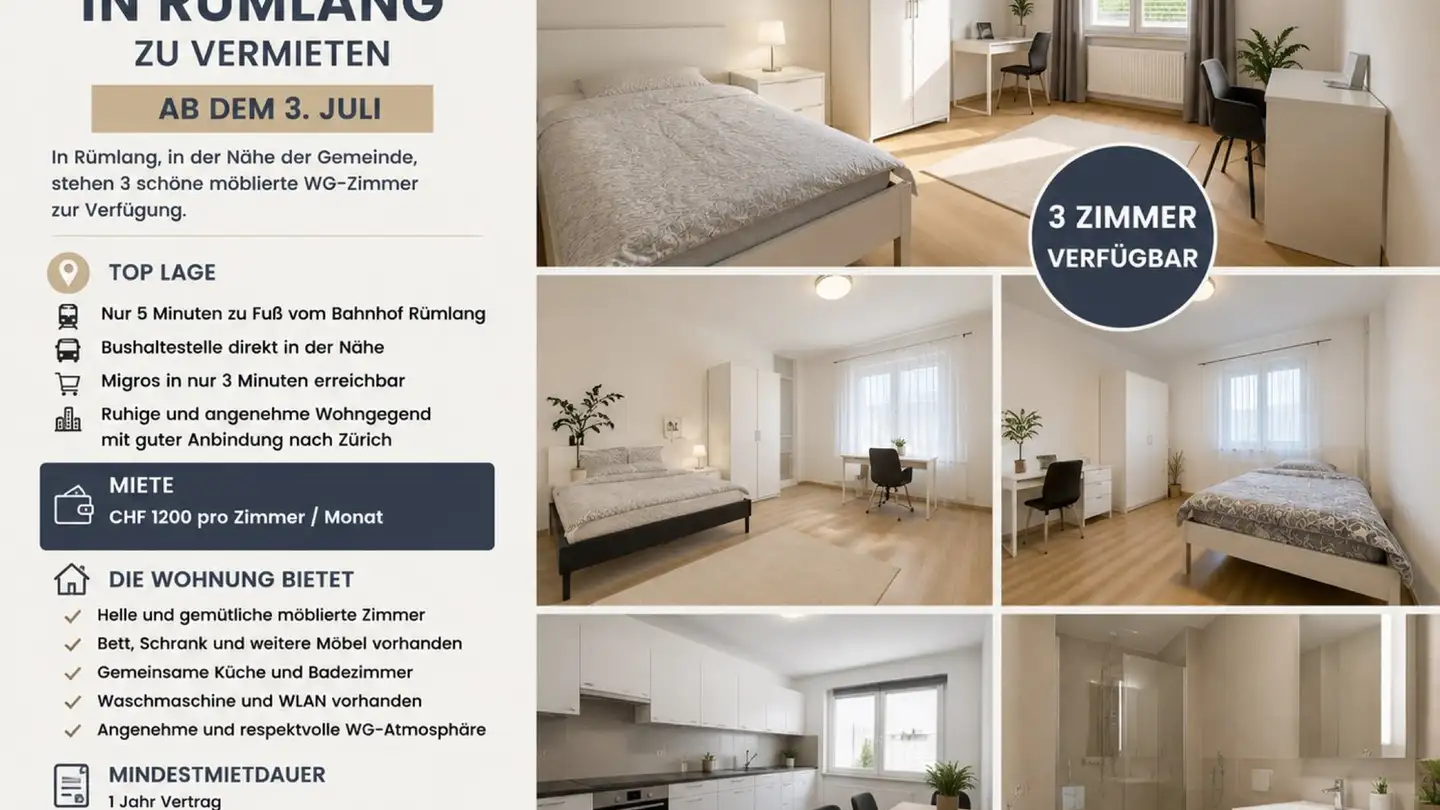 Apartment for rent - 8153 Rümlang