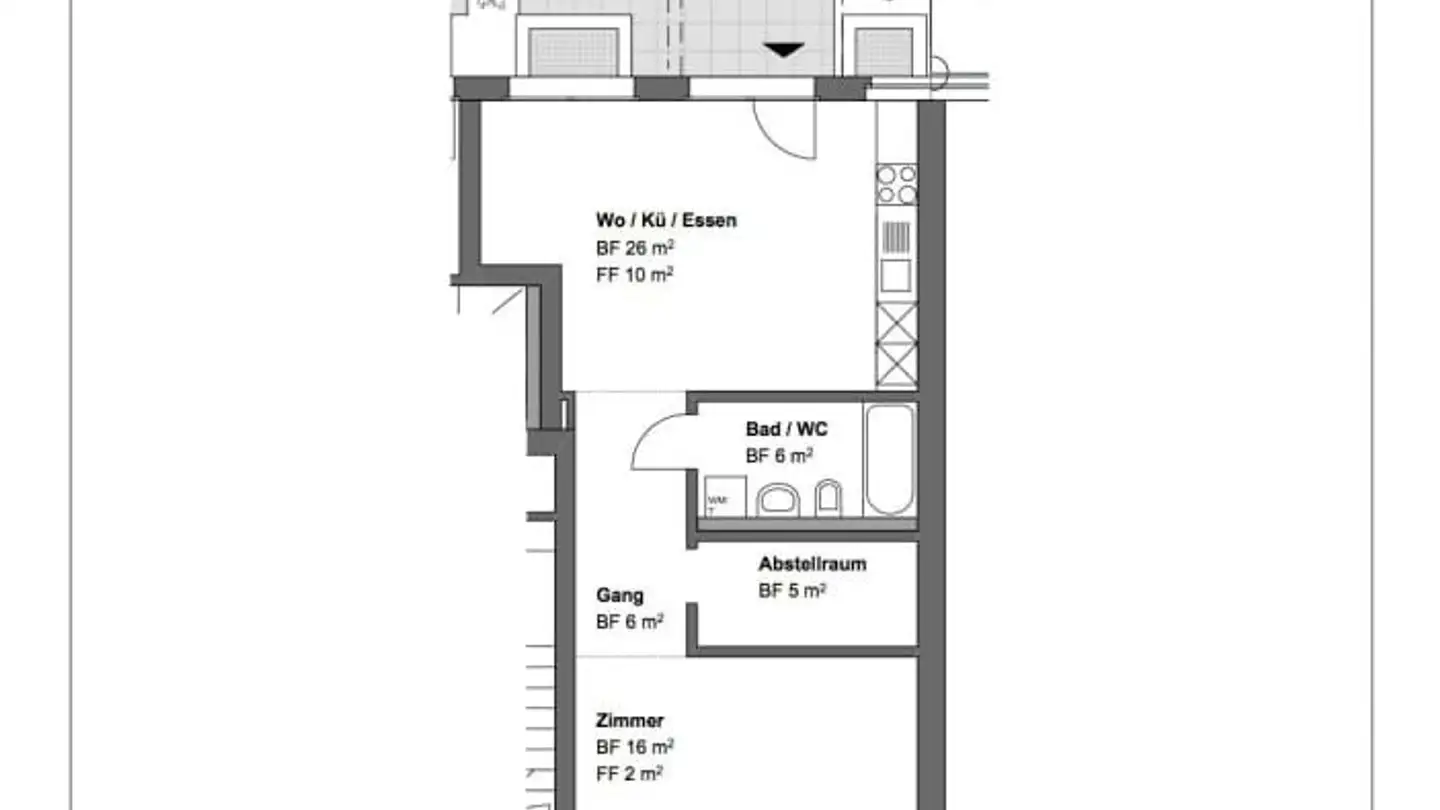 Wohnung mieten - Herbstweg 77, 8050 Zürich - Foto 3