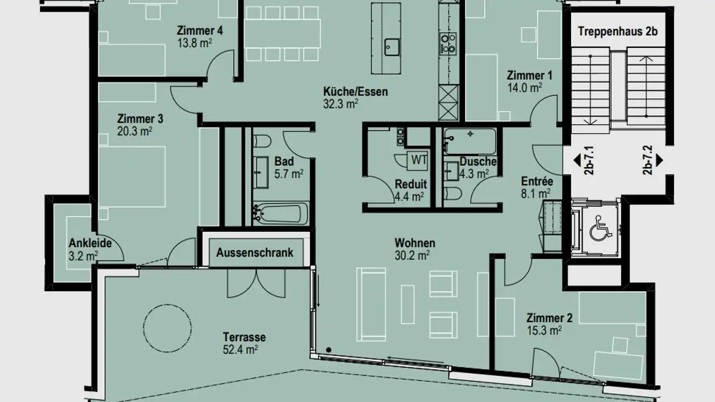 Penthouse mieten - Industriestrasse 2b, 6010 Kriens - Foto 4