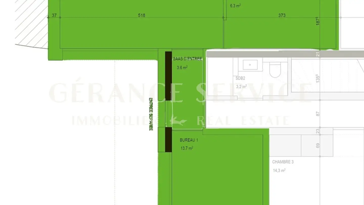 Spazio ufficio in affitto - Chemin Des Chavasses, 1885 Chesières - Foto 3