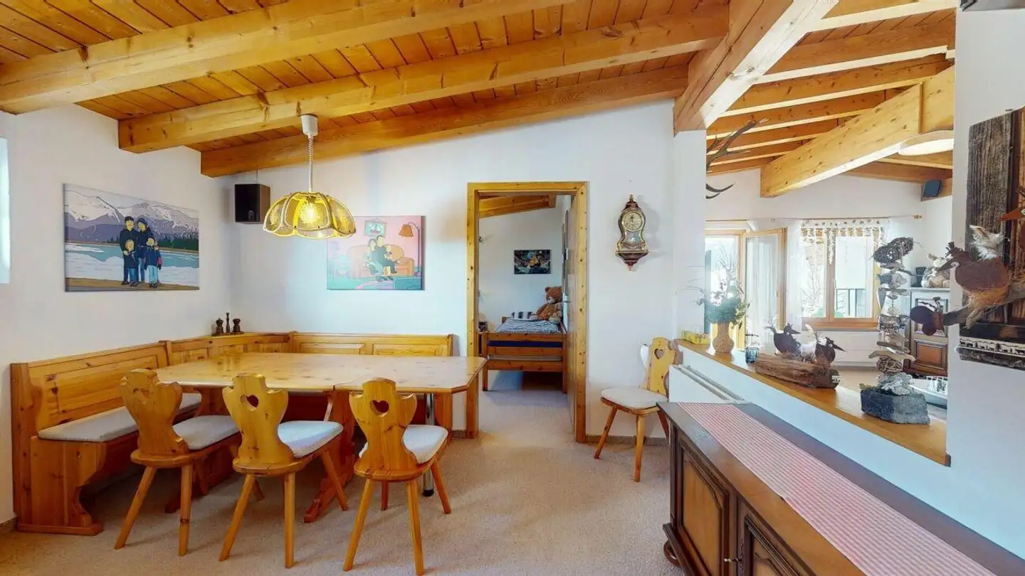 Dachgeschosswohnung kaufen - Veia Pulens 15, 7462 Salouf - Foto 4