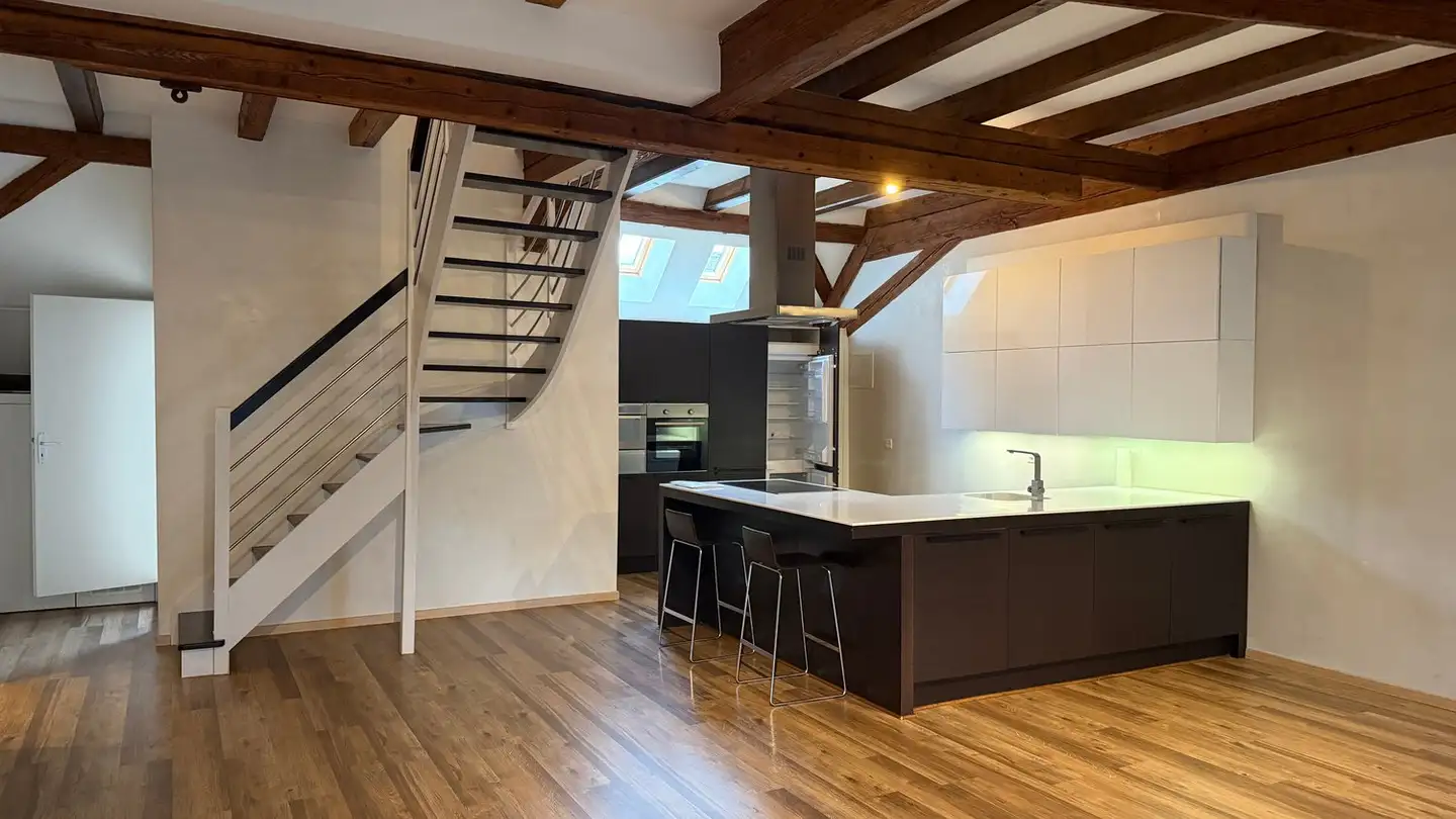 Attico in affitto - Rue Du Temple 6, 2072 St-Blaise