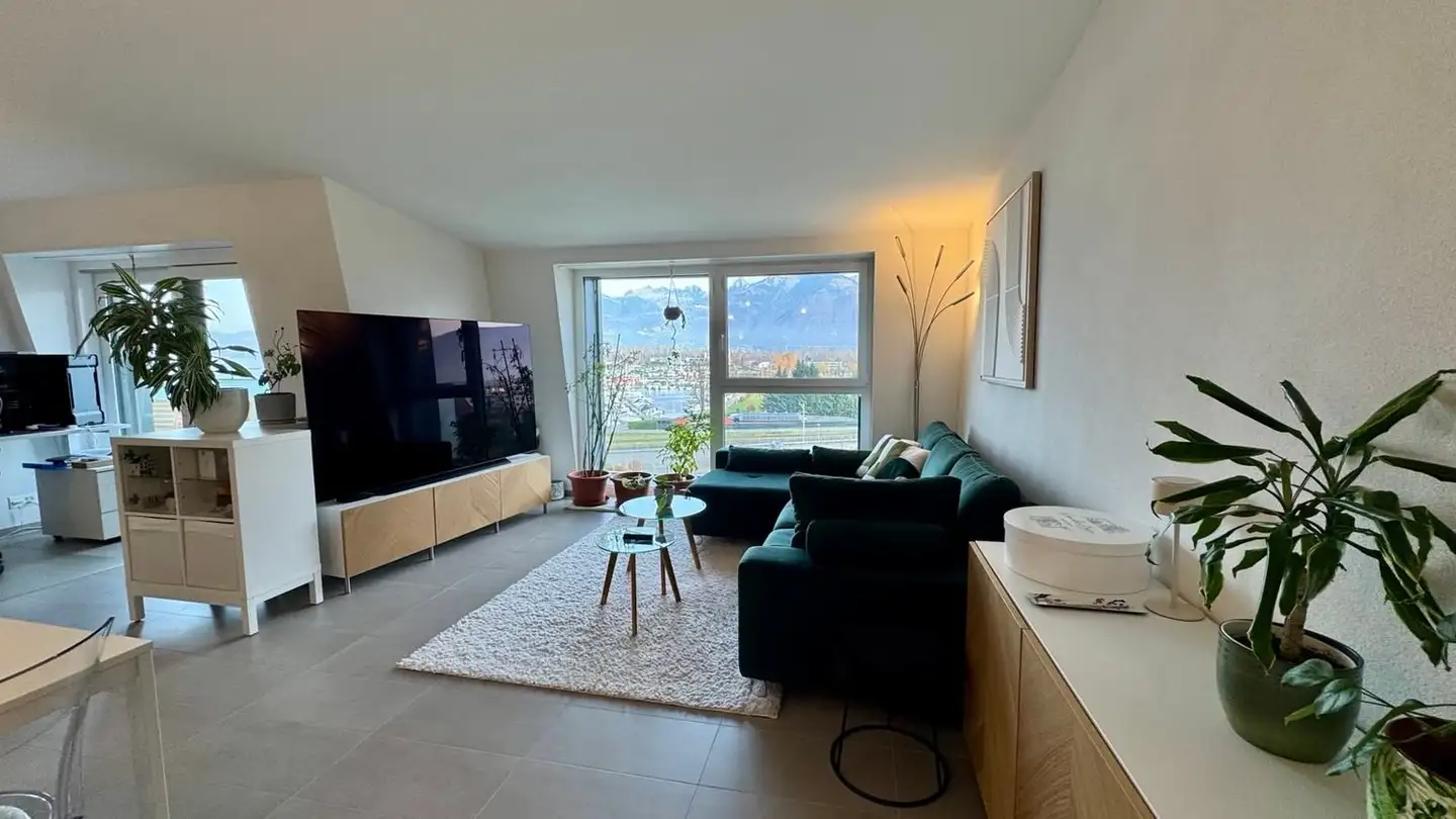 Dachgeschosswohnung mieten - Route Cantonale 34a, 1897 Bouveret - Foto 4