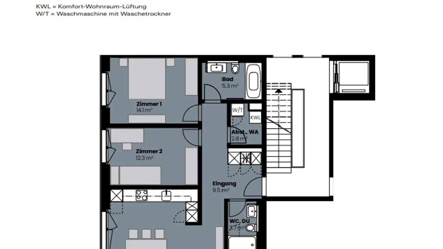Appartement à louer - Panoramastrasse, 8903 Birmensdorf ZH - Photo 2