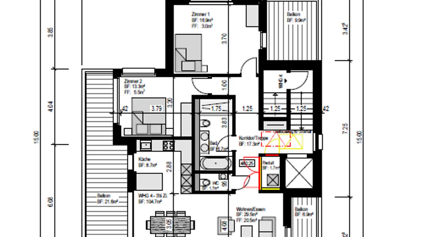 Attico in affitto - Zimmerbergstrasse 11, 8800 Thalwil - Foto 2