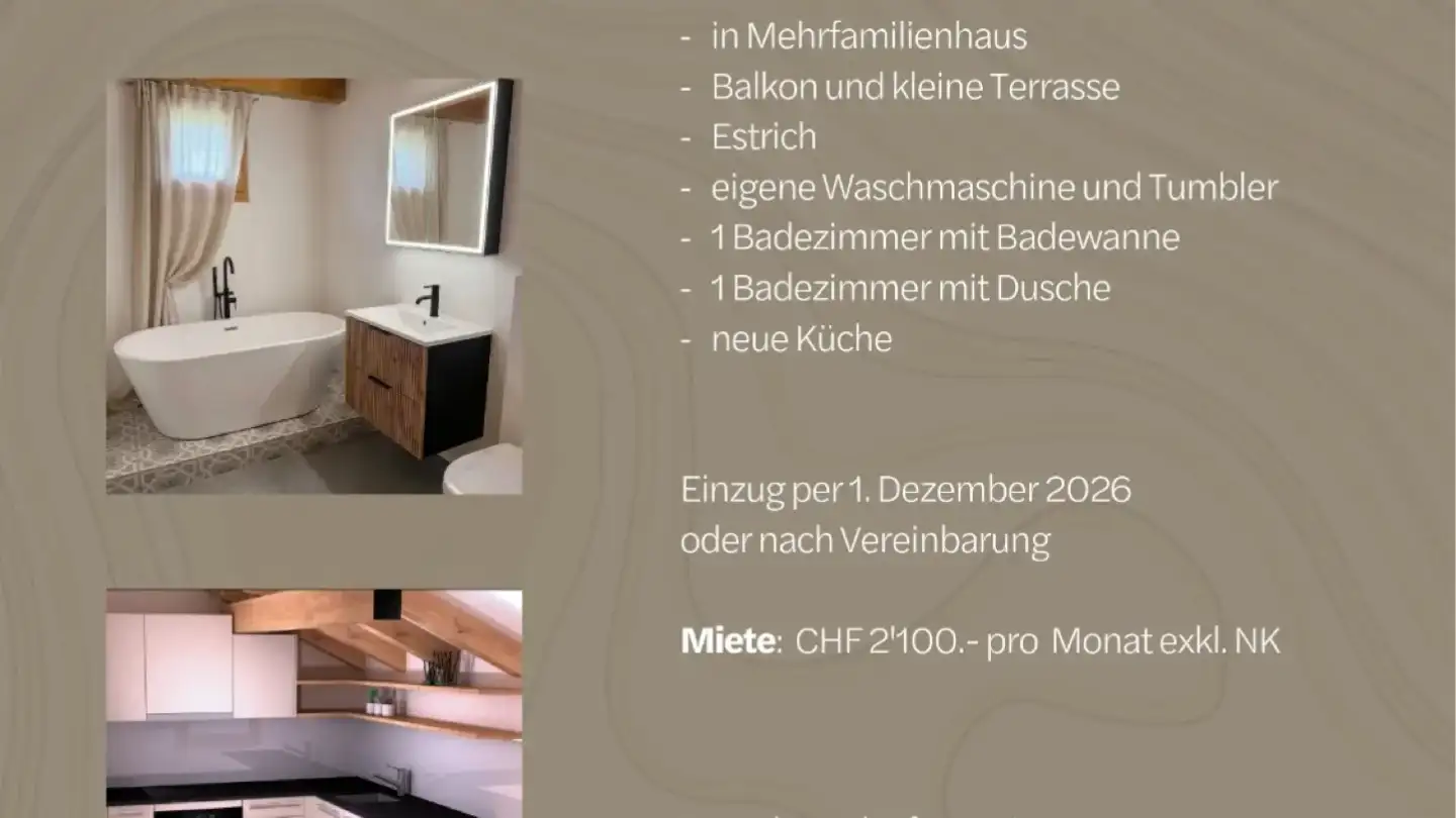 Appartement à louer - 3852 Ringgenberg BE