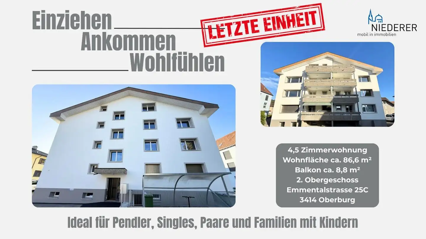 Appartamento in affitto - Emmentalstrasse 25, 3414 Oberburg