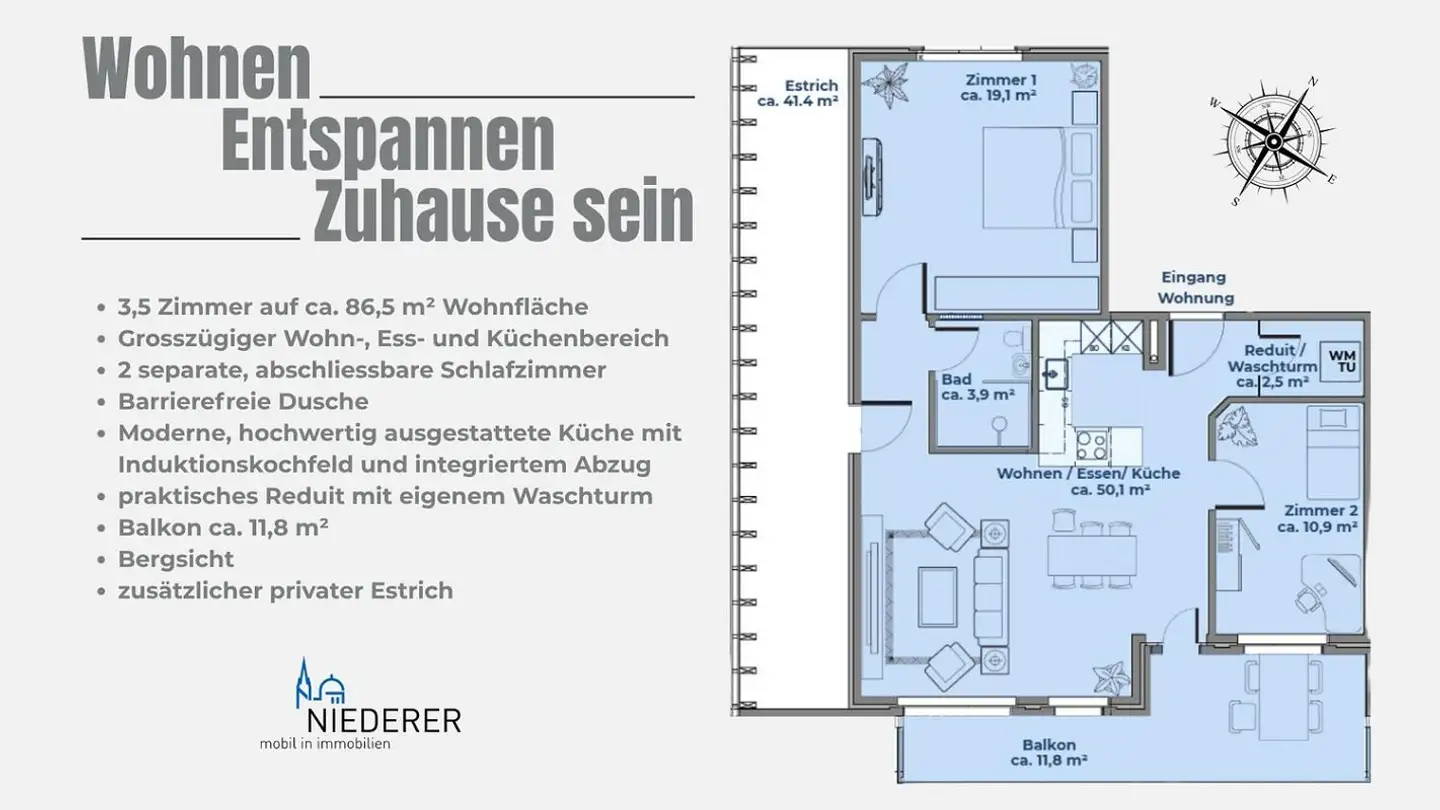 Attico in affitto - Emmentalstrasse 25c, 3414 Oberburg - Foto 2