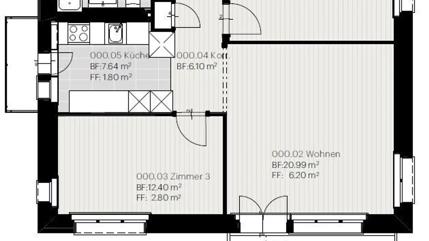 Appartement à louer - Wibichstrasse 33, 8037 Zürich - Photo 2