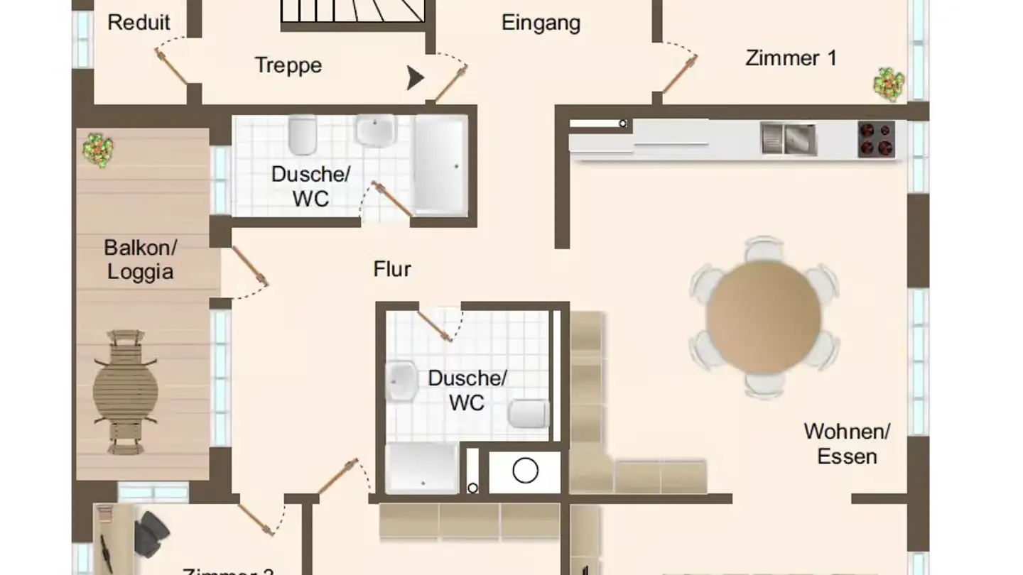 Apartment for rent - Riburgerstrasse 42, 4313 Möhlin - Photo 3