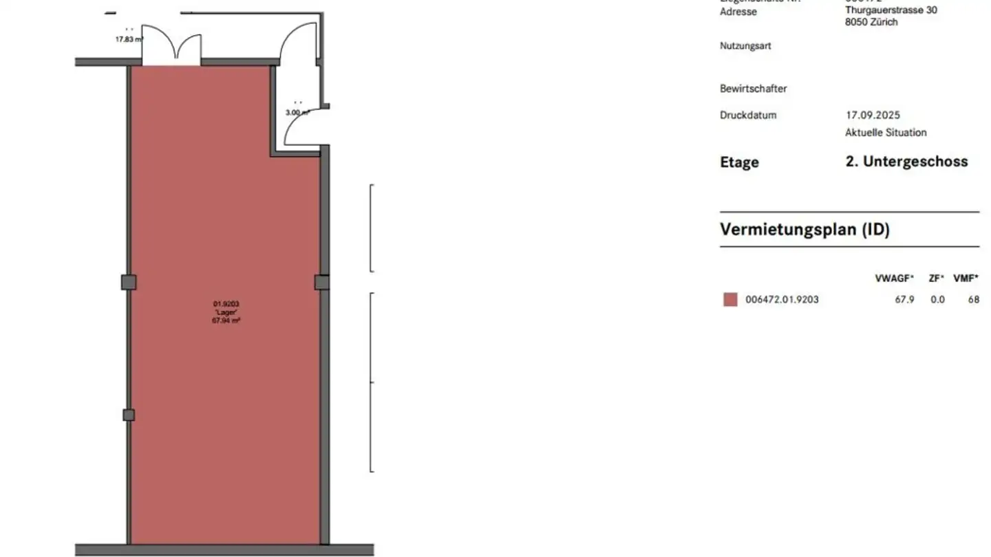 Spazio di archiviazione in affitto - 8052 Zürich - Foto 3