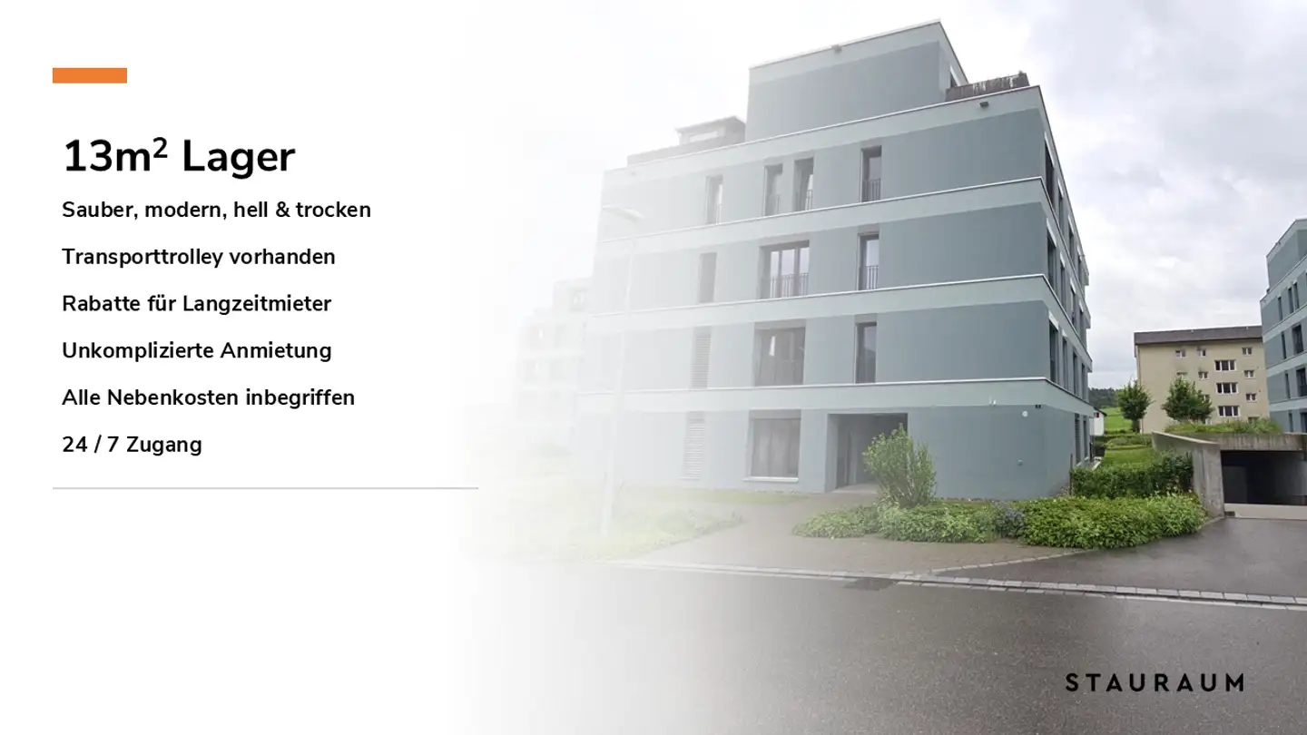 Spazio di archiviazione in affitto - Dammstrasse 4, 9532 Rickenbach b. Wil