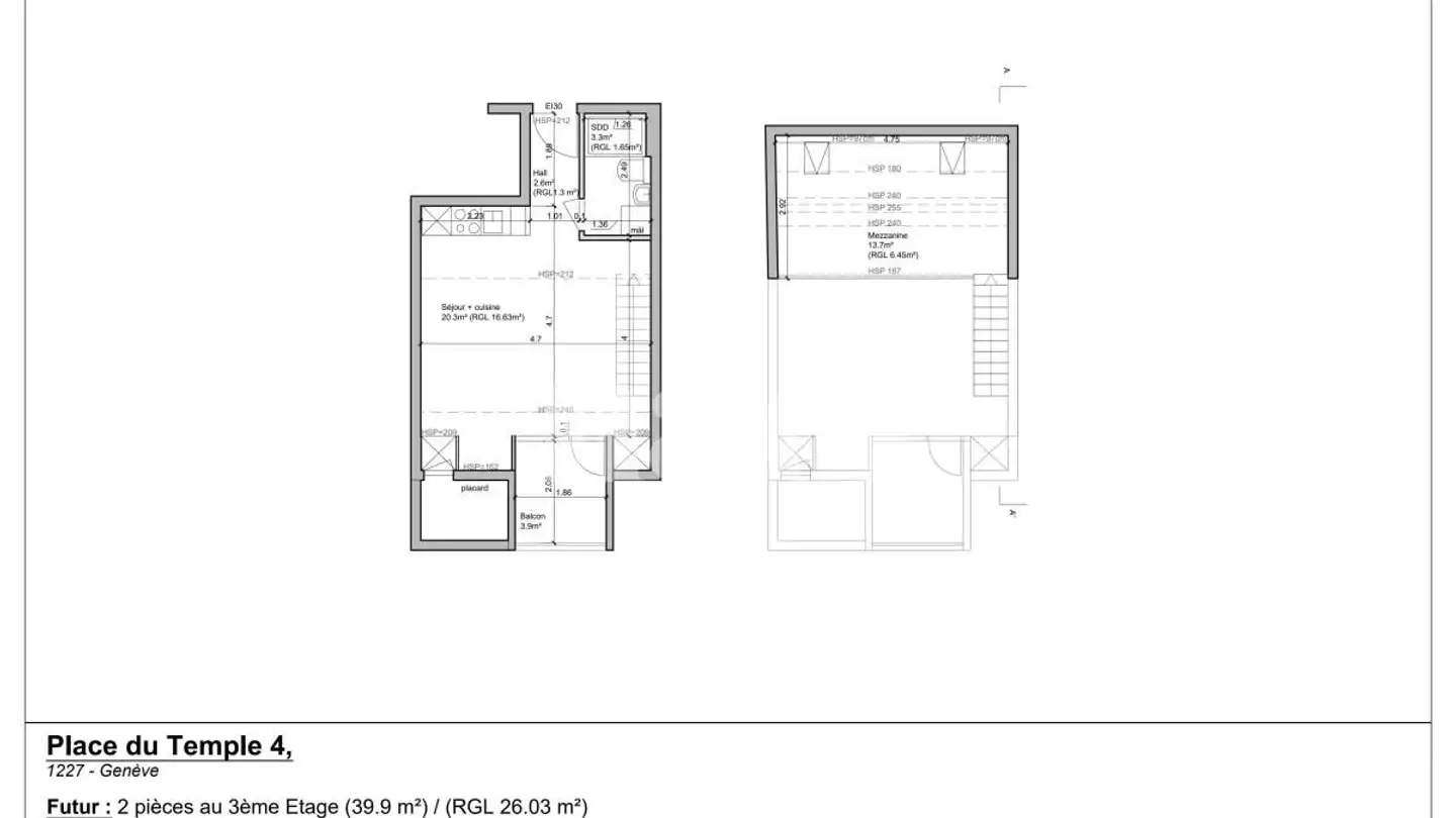 Apartment for rent - Place Du Temple 4, 1227 Carouge GE