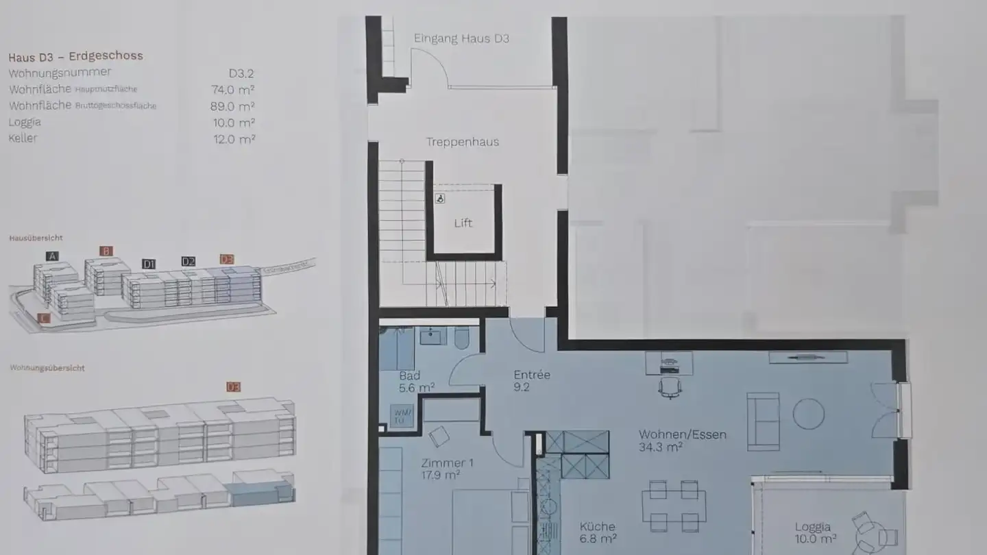Wohnung mieten - Erlinsbacherstrasse 20c, 5013 Niedergösgen - Foto 2