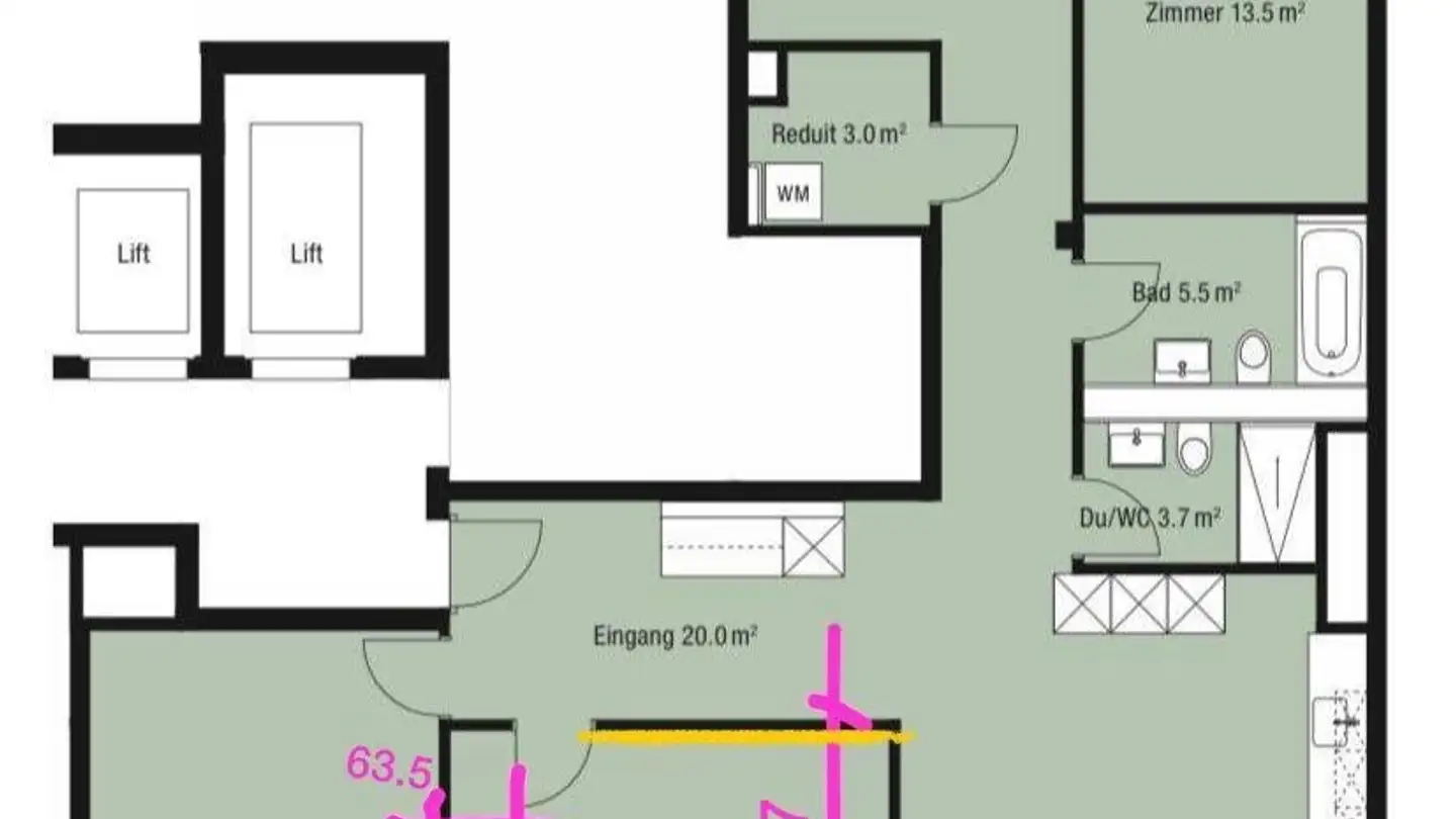 Zimmer mieten - Naphtastrasse 6, 8005 Zürich - Foto 3
