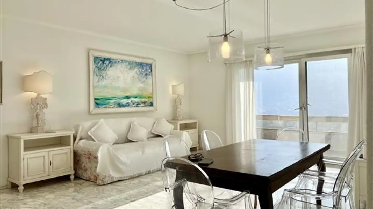 Furnished apartment for rent - 6948 Porza