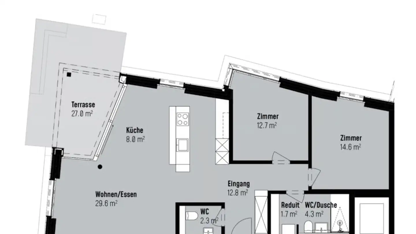 Wohnung mieten - Lerchenweg 38, 8302 Kloten - Foto 4